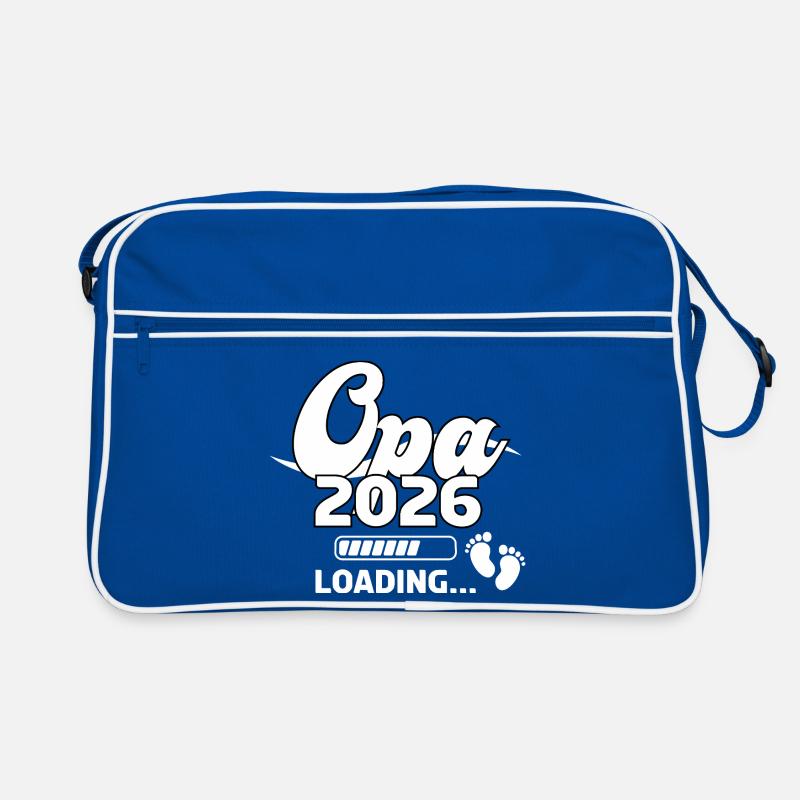 Opa 2026 Loading Baby Footprints Design Retro Tasche