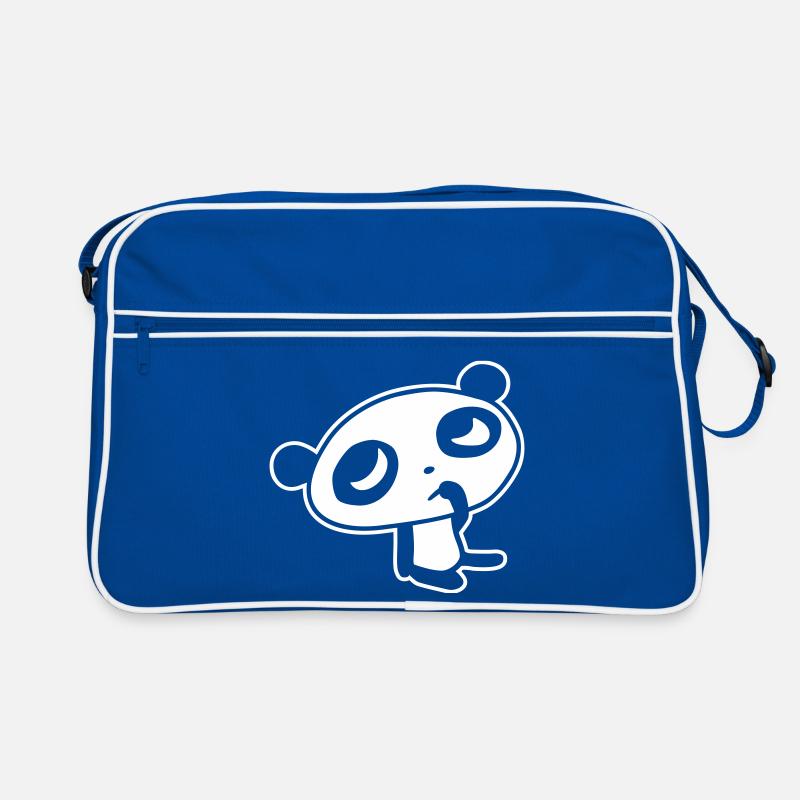 Cute Panda – Kawaii Bear & Bamboo Design Retro Bag