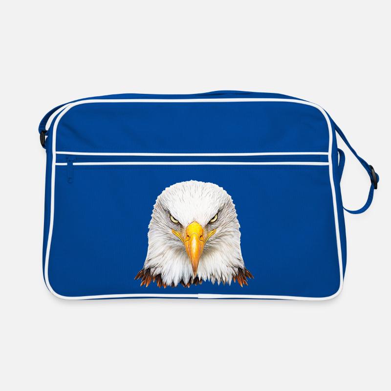 Bald eagle Retro Bag