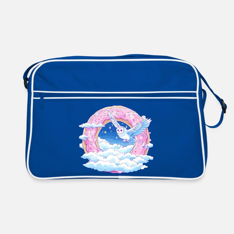 DonutHimmel Eulenflug Retro Tasche