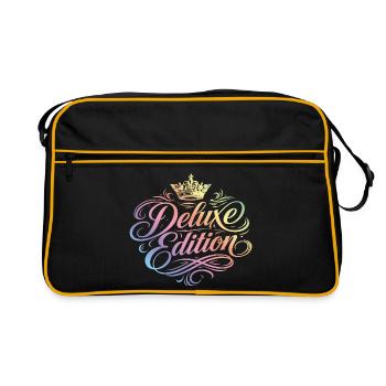 Deluxe Edition Crown - Retro Bag - black/gold - Front