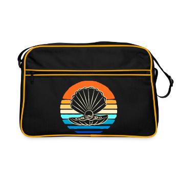 Shell collector shell - Retro Bag - black/gold - Front
