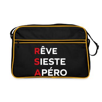 Dreams Nap Aperitif rsa - Retro Bag - black/gold - Front
