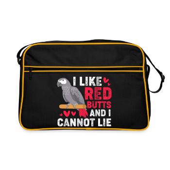 Parrot Grey - Sac Retro - noir/or - Devant