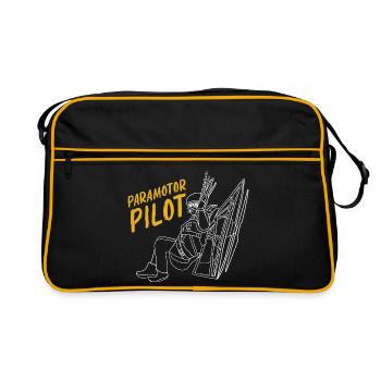 Parapente, parapente, parapente - Sac Retro - noir/or - Devant
