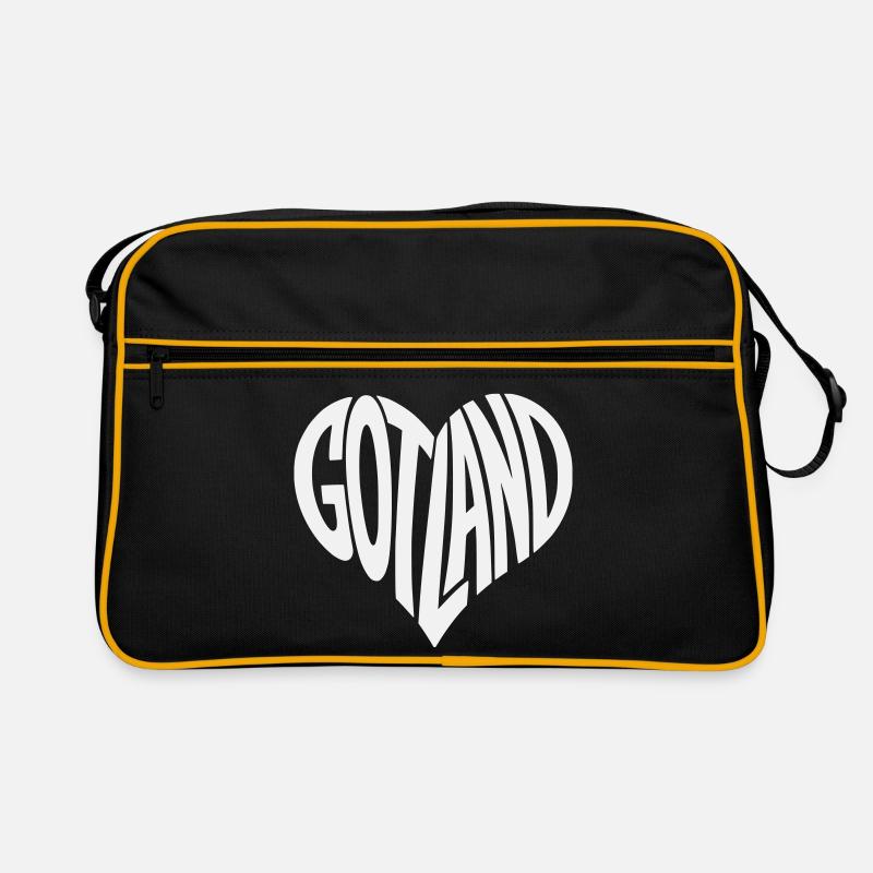 Lettrage Gotland Heart Sac Retro