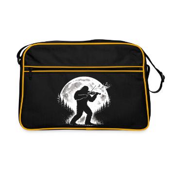 Bigfoot Violin Player - Retro Bag - black/gold - Front