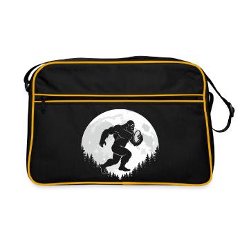 Joueurs de rugby Bigfoot - Sac Retro - noir/or - Devant