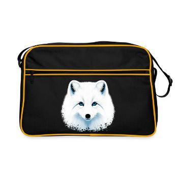 Renard polaire - Sac Retro - noir/or - Devant