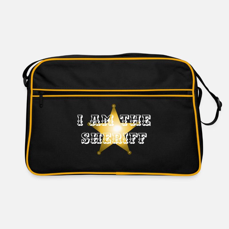 Je suis le shérif - étoile du shérif Sac Retro