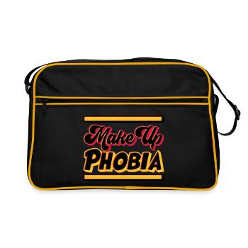 Make Up Phobia | No make-up | Colors can be changed - Retro Bag - black/gold - Front