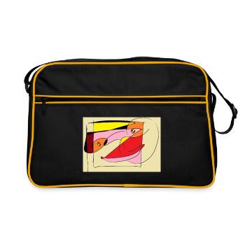 Ibu - Sac Retro - noir/or - Devant