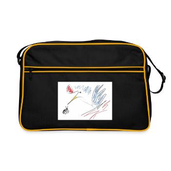 Look Right There! - Retro Bag - black/gold - Front