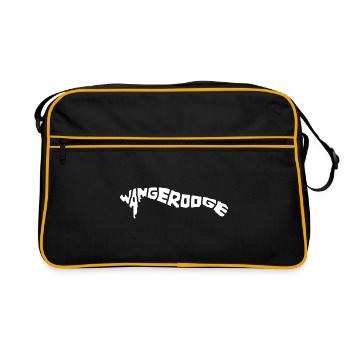 Wangerooge island silhouette contour vacances Mer du Nord - Sac Retro - noir/or - Devant