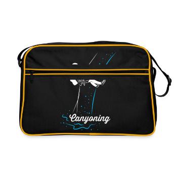 Canyoning - Retro Bag - black/gold - Front