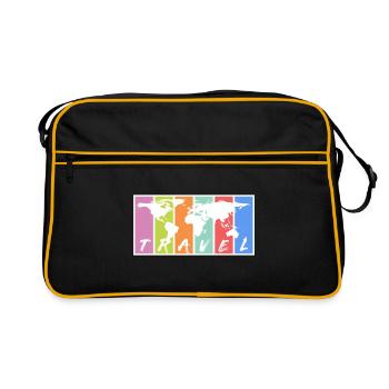 Voyage. Voyage! Voyage - Sac Retro - noir/or - Devant