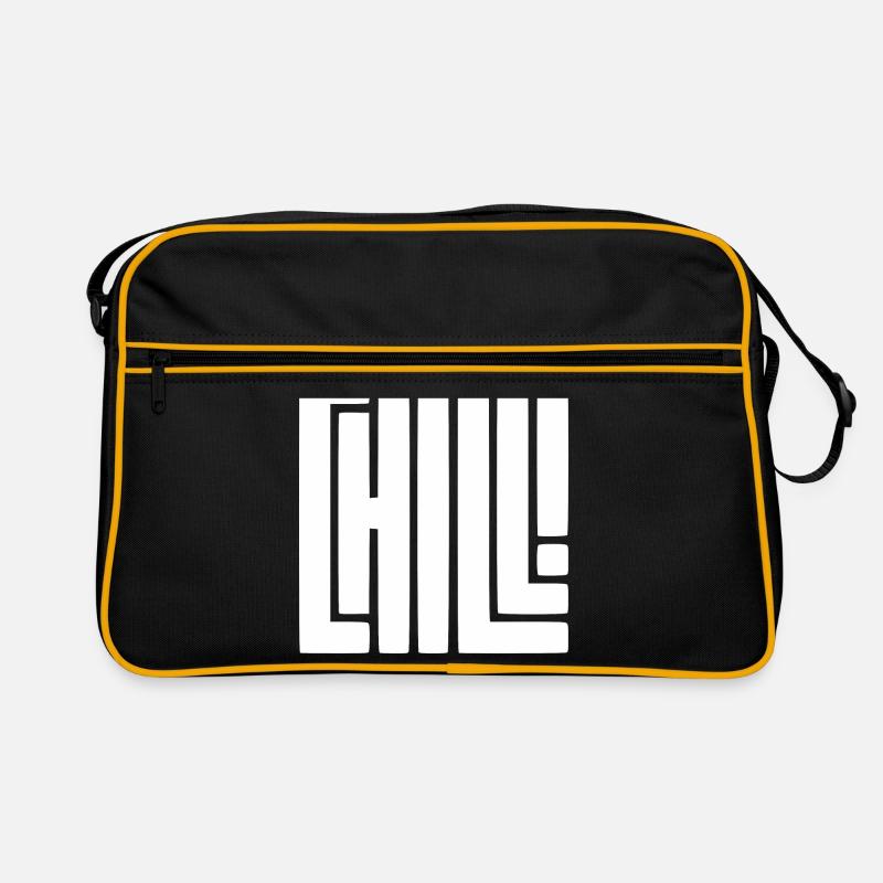 Chill! - Retro Bag - black/gold