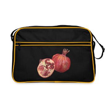 Cuisson des fruits de grenade - Sac Retro - noir/or - Devant