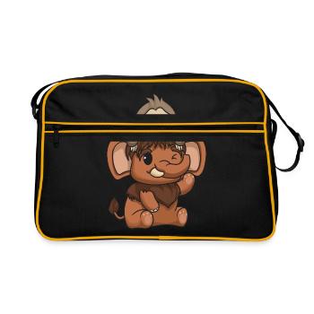 Mammut - Retro Tasche - Schwarz/Gold - Vorne
