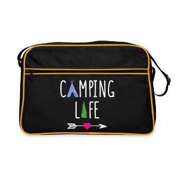 Vie de camping - Sac Retro - noir/or - Devant