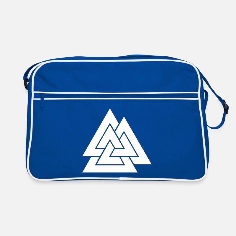 Geometric triangular nesting Retro Bag