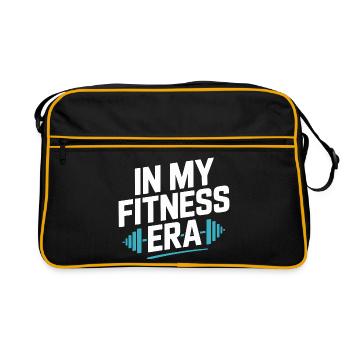 À mon époque de remise en forme musculation entraînement de motivation - Sac Retro - noir/or - Devant