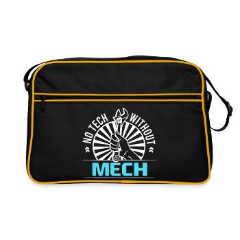 Mechanical Engineering Mechanical Engineer - Retro Bag - black/gold - Front