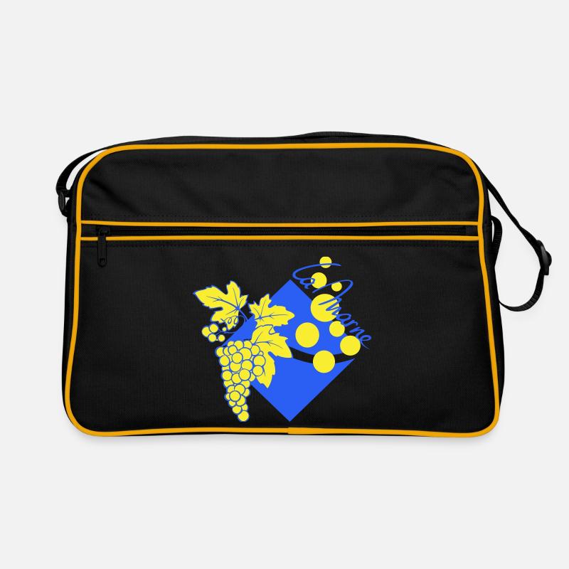 Logo hat die Marne neu interpretiert Retro Tasche