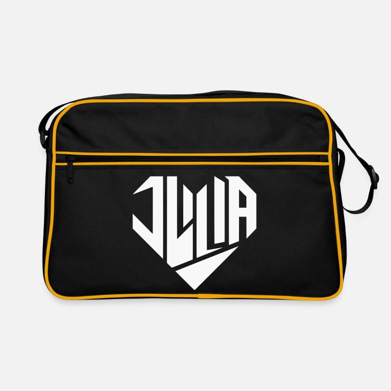 Julia Nom Design Coeur Design - Couleur Variable Sac Retro
