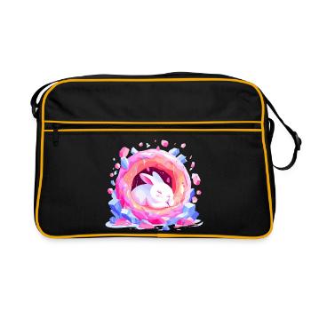 Cratère de Cristal du Lapin Câlin - Sac Retro - noir/or - Devant