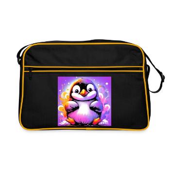 pingouin - Sac Retro - noir/or - Devant