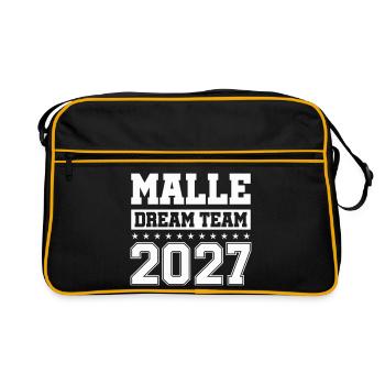 ÉQUIPE DE RÊVE DE MALLE 2027 - Sac Retro - noir/or - Devant