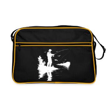 Fischer Graphics - Retro Bag - black/gold - Front