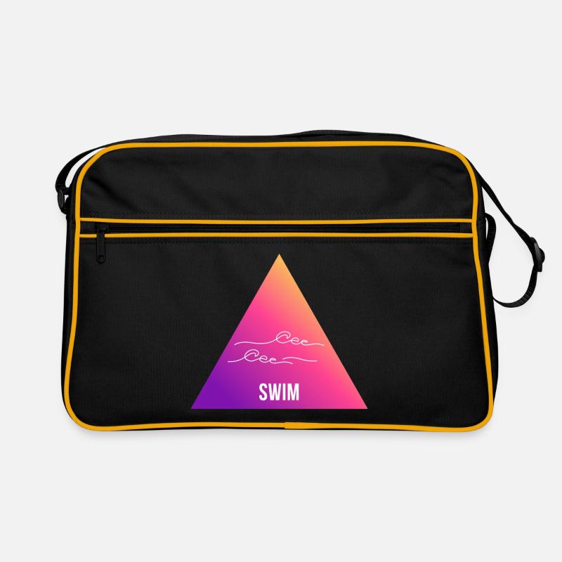 Natation Gradient Triangle Vagues Sac Retro