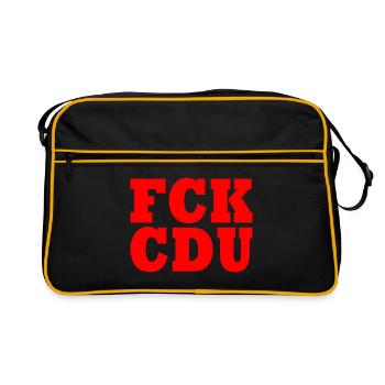 Cdu - Retro Tasche - Schwarz/Gold - Vorne
