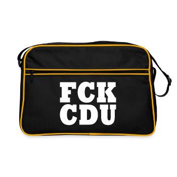 Cdu - Retro Tasche - Schwarz/Gold - Vorne