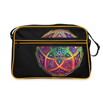 Vénus Fleur / Fleur d'Amour - FINEART - Oriental - Sac Retro - noir/or - Devant
