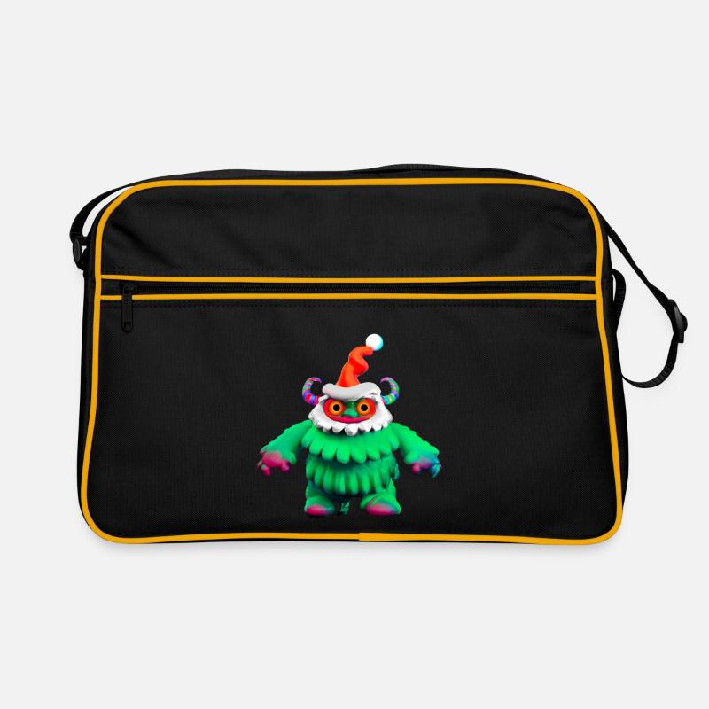 Monstre de Noël Le monstre de Xma Sac Retro