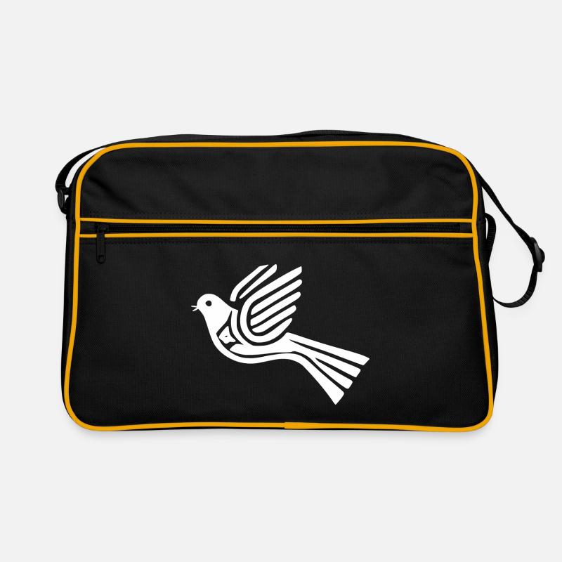 Friedenstaube taube Retro Tasche