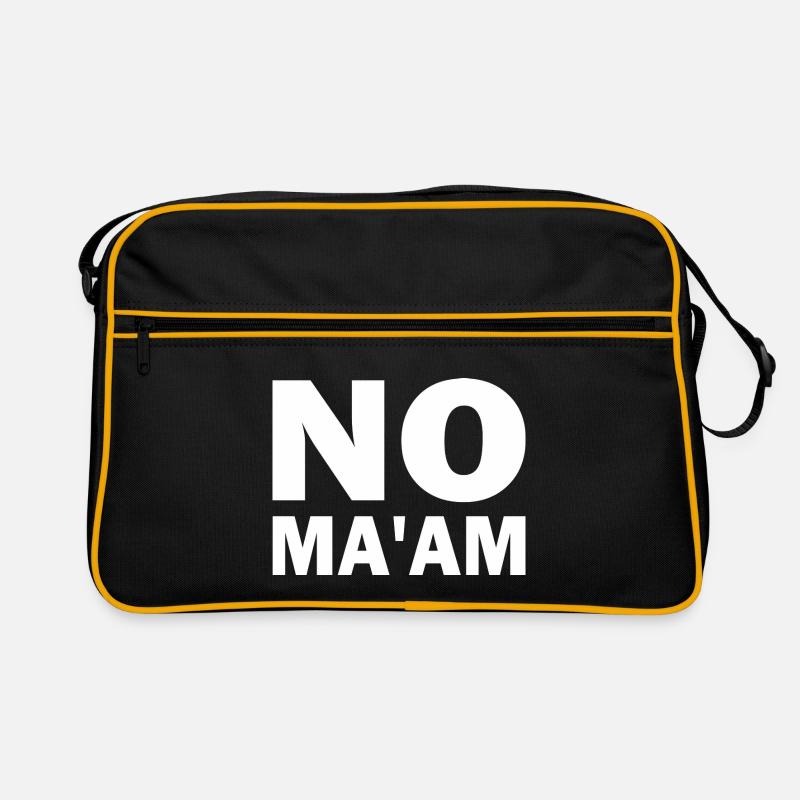 no ma'am Retro Tasche