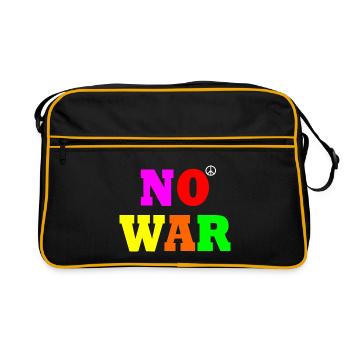 No war - Sac Retro - noir/or - Devant