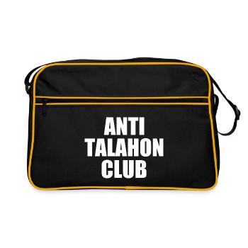 Anti talahon club - Retro Tasche - Schwarz/Gold - Vorne