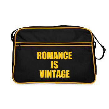 romance is vintage - Retro Bag - black/gold - Front