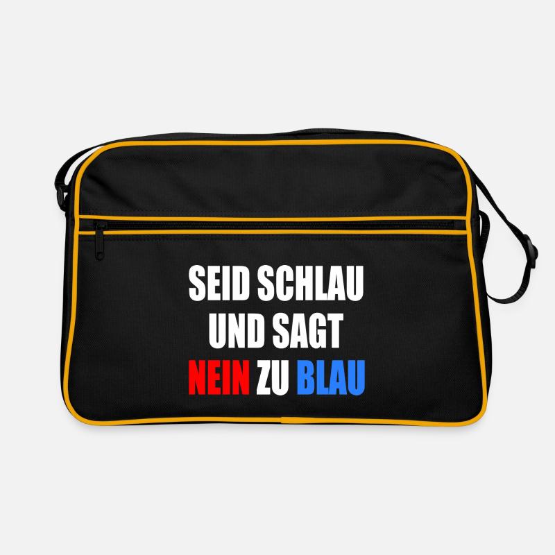 Be smart, don't vote blue - FCK AfD Retro Bag