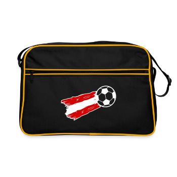 L’équipe autrichienne - Sac Retro - noir/or - Devant