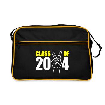 Class of 2024 - Retro Bag - black/gold - Front
