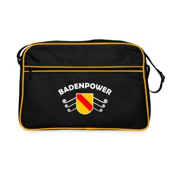 Notre patrie Badnerland - Sac Retro - noir/or - Devant