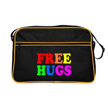 Free hugs - Sac Retro - noir/or - Devant