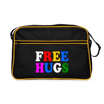 Free hugs - Sac Retro - noir/or - Devant