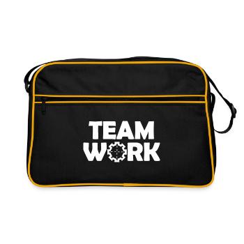Le travail d’équipe - Sac Retro - noir/or - Devant
